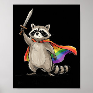 Pride bij het aanbreken van de dag Funny Lgbtq Mon Poster