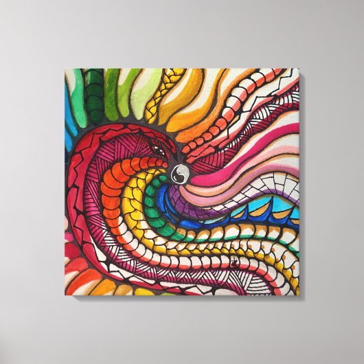 Pride Bird 2025 Canvas Afdruk (Voorkant)