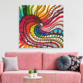 Pride Bird 2025 Canvas Afdruk (Insitu (Woonkamer))