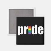 Pride Black Magnet Magneet (Voorkant / Achterkant)