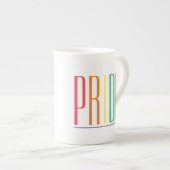 PRIDE Bone China Mok (Voorkant rechts)