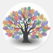 Pride Boomstickers Ronde Sticker (Voorkant)