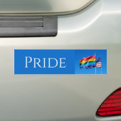 Pride-Bumpersticker Bumpersticker (Op auto)