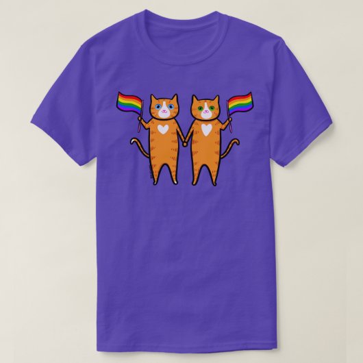 Pride Cats T-shirt (Design voorkant)