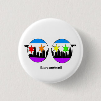 pride chicaGOggles, knop Ronde Button 3,2 Cm