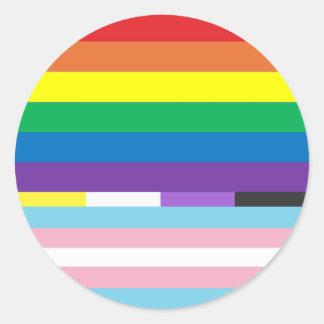Pride Cirkel Ronde Sticker