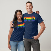 Pride Dad Heart op Vaderdag T-shirt (Unisex)
