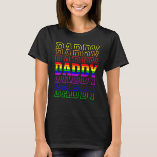 Pride Daddy Trots Gay Lesbisch LGBT Vader's Papa T-shirt