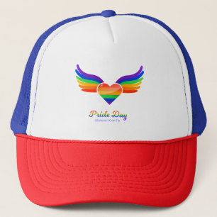 Pride day Heart Wing Ik geloof dat ik kan vliegen Trucker Pet