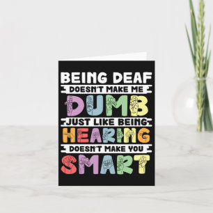 Pride Deaf maakt me geen domme handgebarentaal Kaart