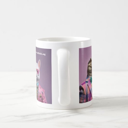 Pride Dieren: Alligator, Dinosaurus, Kat Koffiemok (Handvat)