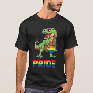 Pride Dinosaur Lgbetq Gay Lesbian Transgender Tran T-shirt