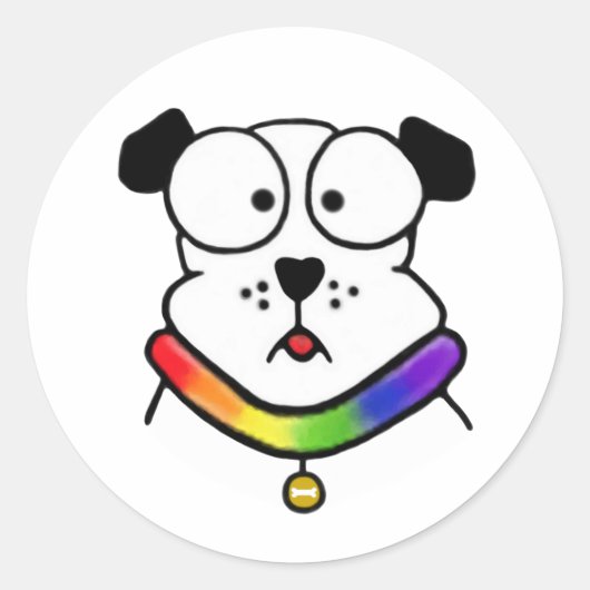 Pride Dog Stickers (Voorkant)