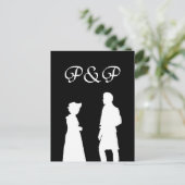Pride en Prejudice Briefkaart (Staand voorkant)
