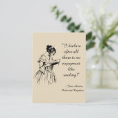 Pride en Prejudice Briefkaart (Staand voorkant)