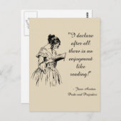 Pride en Prejudice Briefkaart (Voorkant / Achterkant)