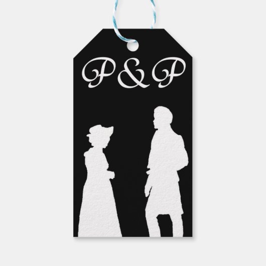 Pride en Prejudice Cadeaulabel (Achterkant)
