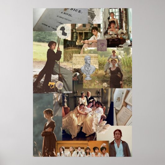 Pride en Prejudice Collage Poster (Voorkant)