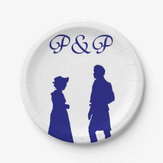 Pride en Prejudice Papieren Bordje