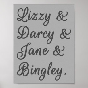 Pride en Prejudice-paren I Poster