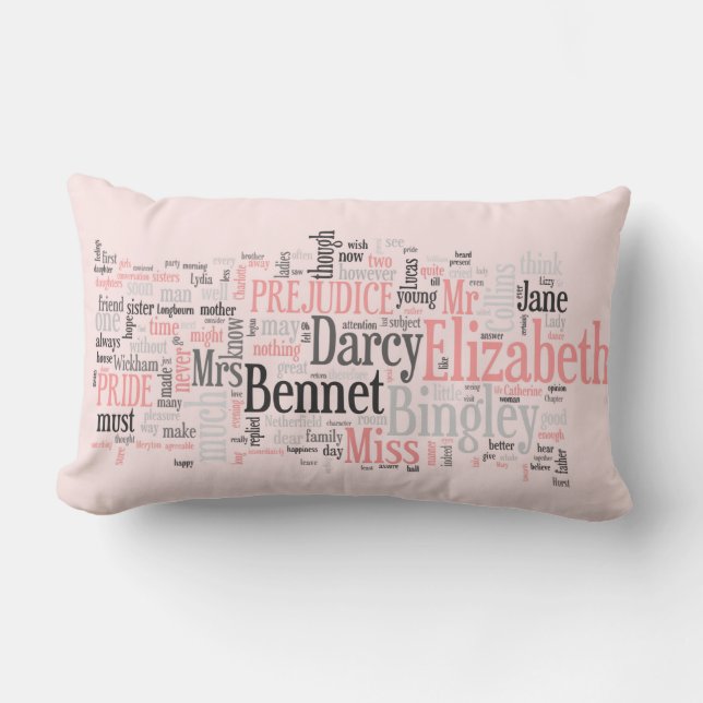 Pride en Prejudice Pillow Kussen (Voorkant)