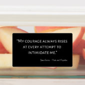 Pride en Prejudice Quote I Labels (Aangebracht)