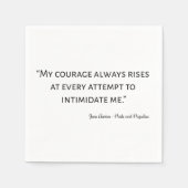 Pride en Prejudice Quote I Servet (Voorkant)