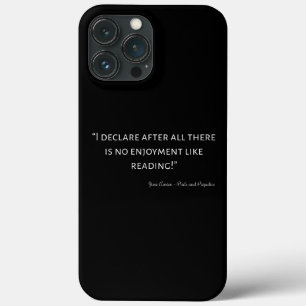 Pride en Prejudice Quote III iPhone 13 Pro Max Hoesje
