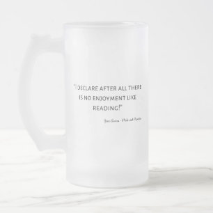 Pride en Prejudice Quote III Matglas Bierpul