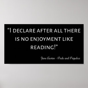 Pride en Prejudice Quote III Poster
