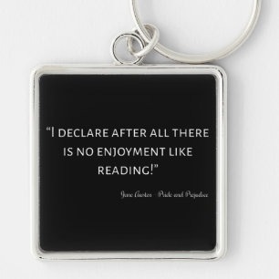 Pride en Prejudice Quote III Sleutelhanger