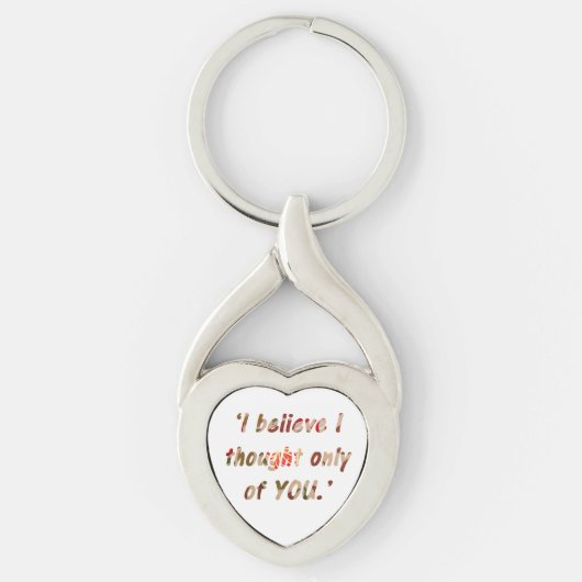 Pride en Prejudice Quote Sleutelhanger (Voorkant)