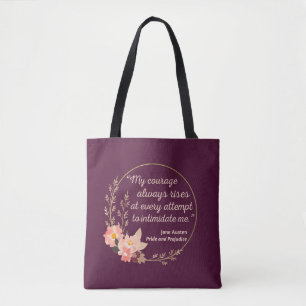 Pride en vooroordelen Quote I - Schattigee stijl Draagtas