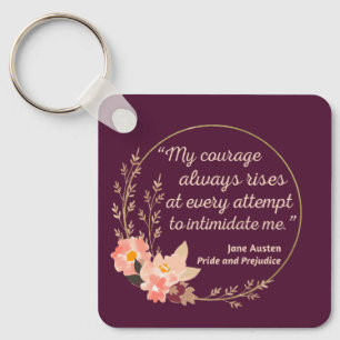 Pride en vooroordelen Quote I - Schattigee stijl Sleutelhanger