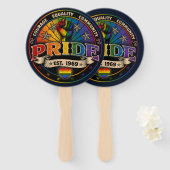 Pride est. 1969 handwaaier (Voorkant en achterkant)