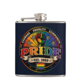 Pride est. 1969 heupfles (Voorkant)