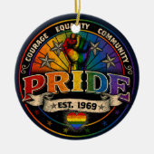 Pride est. 1969 keramisch ornament (Voorkant)