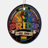 Pride est. 1969 keramisch ornament (Links)