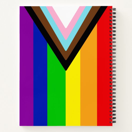 Pride Flag Notitieboek (Achterkant)