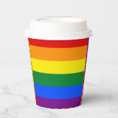 Pride Flag Papieren Bekers (Voorkant)