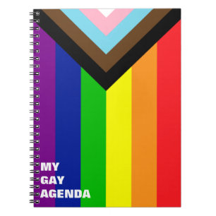 Pride Flag Reboot - trans en POC inclusief Notitieboek