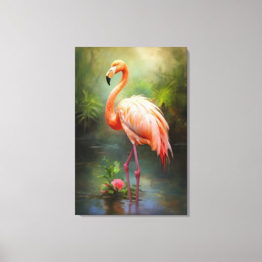 Pride Flamingo Canvas Afdruk (Voorkant)