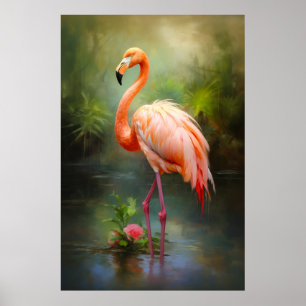 Pride Flamingo Poster
