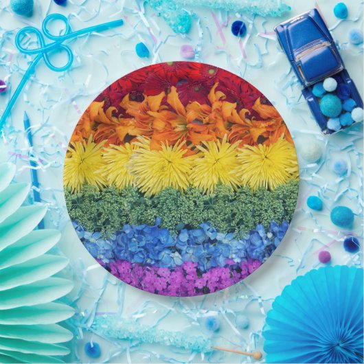 Pride Floral Paper Bord (Feest)