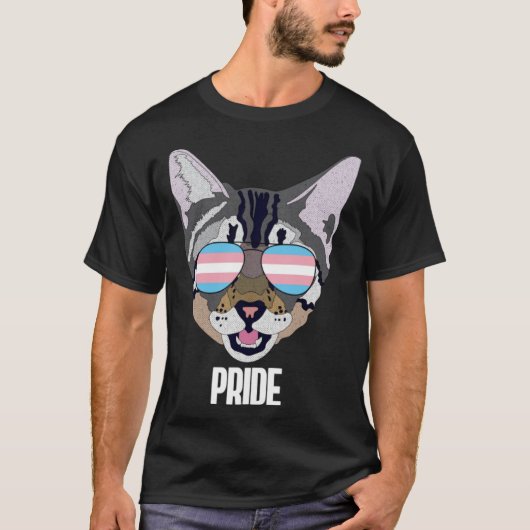 Pride Funny Chat Trans Pride Sweat - shirt à capuc (Devant)