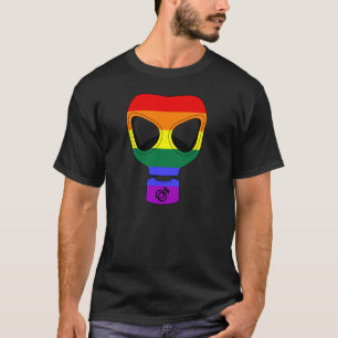 Pride Gasmask Male T-shirt