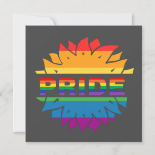 Pride-gay lgbetq-queer-zonnebloempaart kaart
