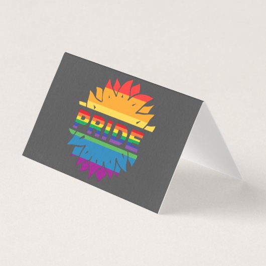 Pride-gay lgbtq queer arc-en-ciel tournesol (Front)