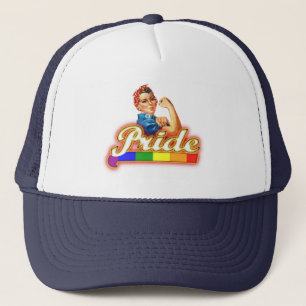 Pride Gay Pride Glowing Pride We Can Do It Trucker Pet