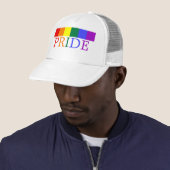 Pride Gay Rainbow Trucker Pet (In situ)